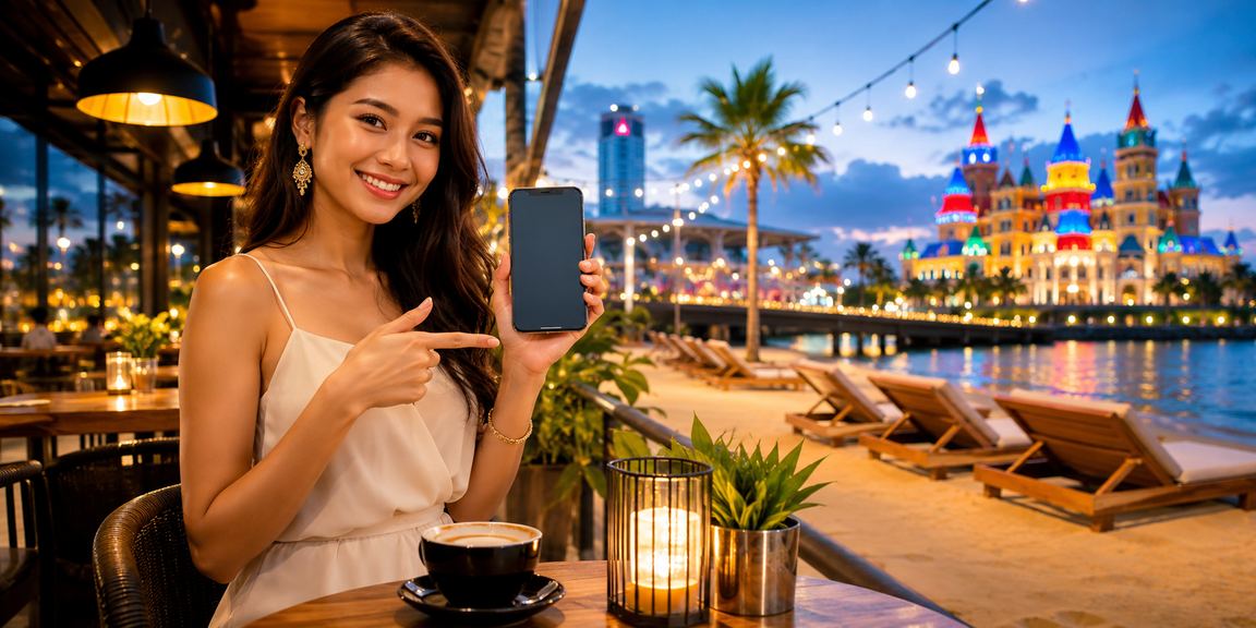 Pengguna Malaysia mengakses platform pertaruhan sukan mudah alih judiking semasa menonton kriket